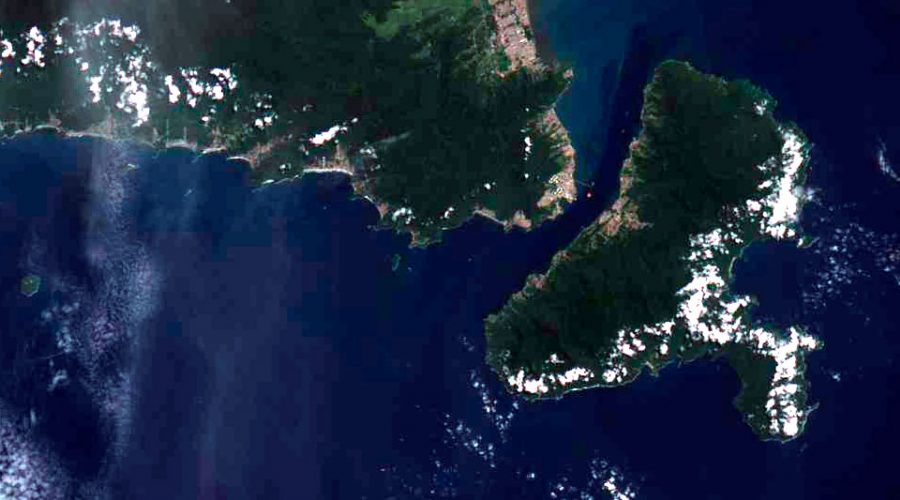Satélite Amazônia 1 registra imagens aéreas de Ilhabela
